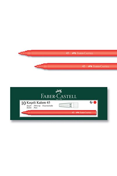 Faber Castell مجموعة من 10 ألوان أقلام رصاص باللون الأحمر