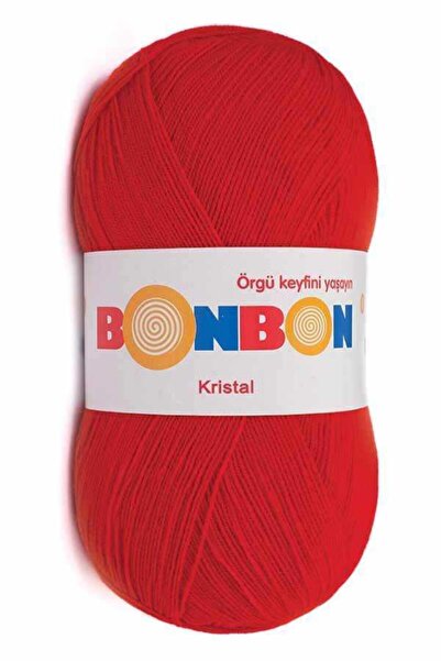 BONBON Κόκκινο Χρώμα Κρυστάλλινο Σχοινί Κορδόνι Κωδικός 98211