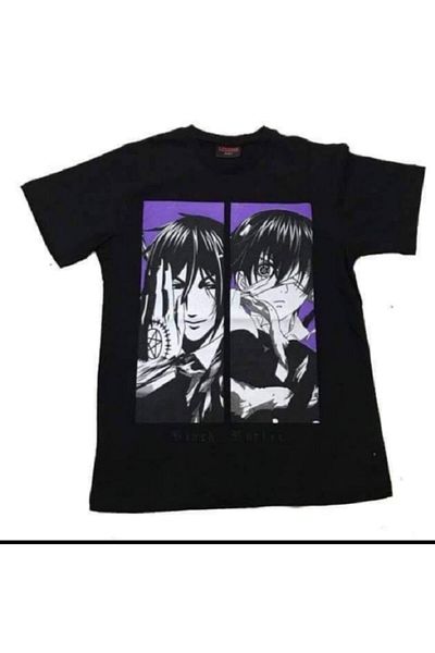 Atlantis Black Butler (duo) Black Unisex T-shirt