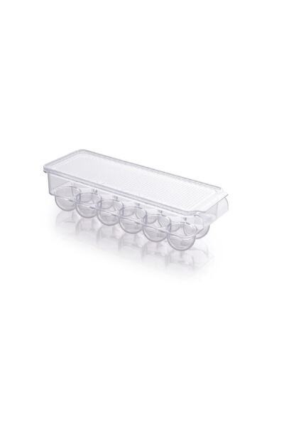 Prima Nova Egg Storage Container with Lid Transparent