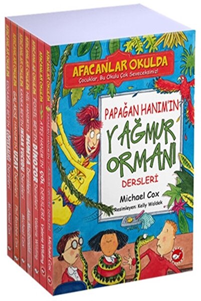 Beyaz Balina Yayınları Afacanlar Okulda Serisi 7 Kitap Set
