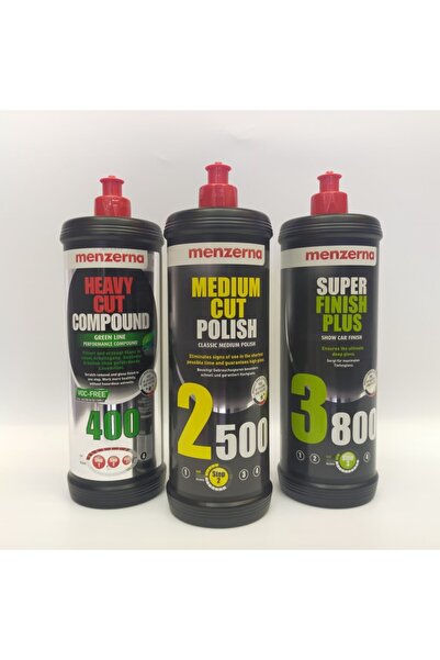Menzerna Yeşil Seri 400 2500 3800 Pasta Hare Giderici Seti 1 Lt