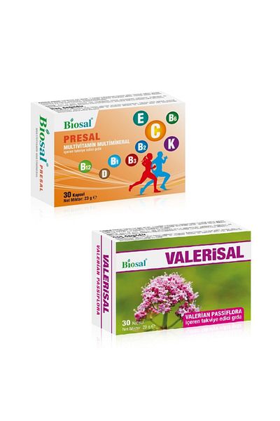 Biosal Multivitamin Capsule + Valerian Passiflora Capsule