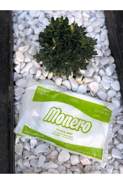 monero 100 Pieces Transparent Bag Gloves