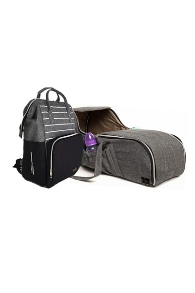 USF Striped Gray Black Carrycot Baby Carrier Pushchair Baby Carrying and Mother Baby Care Bag