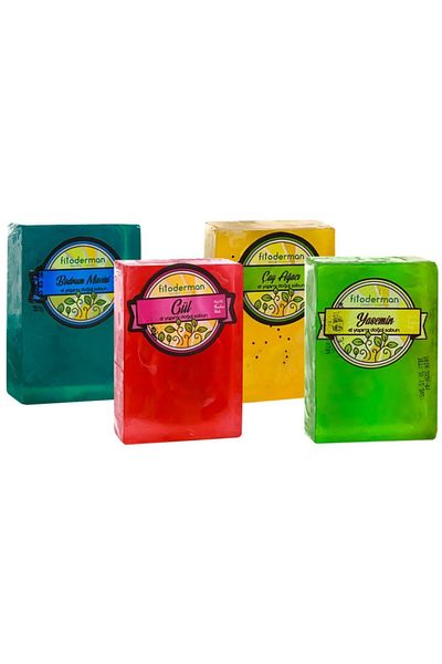 Fitoderman Natural Glycerin & Moisturizing Soap Set2 150 gr X 4
