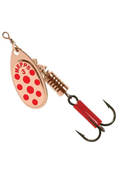 MEPPS Κουτάλι για καλάμι ψαρέματος Aglia Λευκό-κόκκινο Νο:5