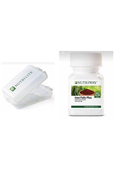 Amway Iron Folic Plus Nutrıway™ + Tablet + Kapsül Kutusu