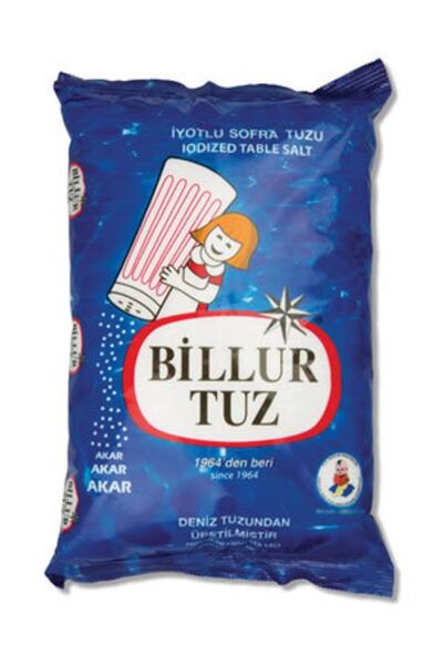 Billur Tuz Rafine Iyotlu Sofra Tuzu 750 G