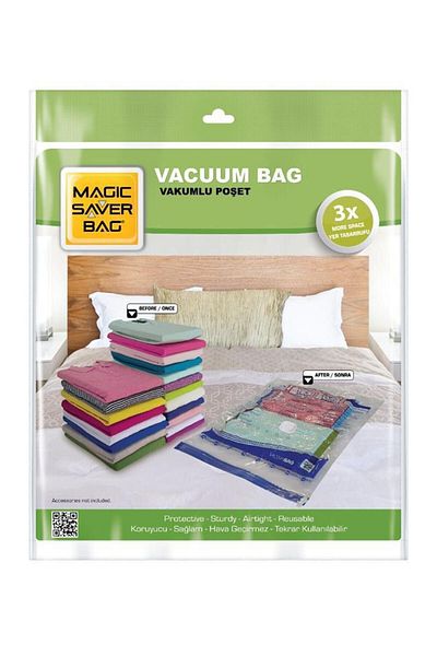 CMKStore Xxlarge Magic Saver Bag - Set of 2 Vacuumed Bags (80X100 cm)