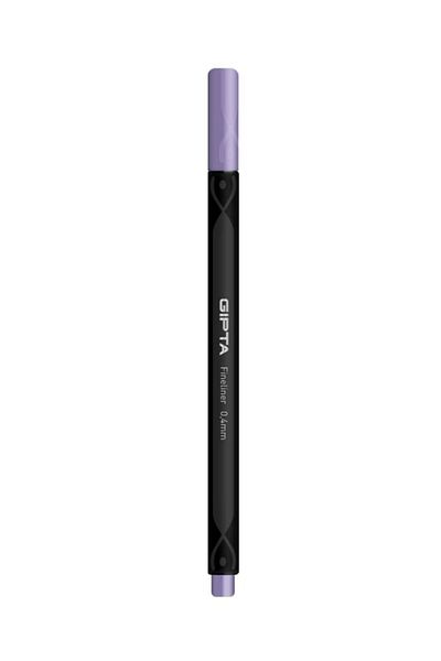 Gıpta Fineliner Fine Felt Tip Pen 0.4 Mm Cardboard Box Triangle Lavender (Pack of 12) K600092