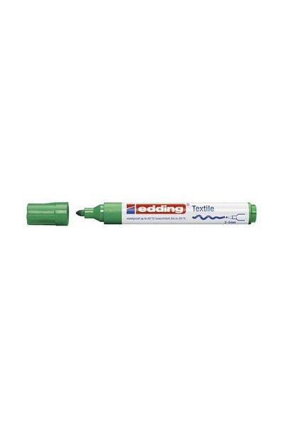 Edding 4500 T-shirt Pen (fabric Pen) Round Tip 2-3 Mm Green (Box of 10)