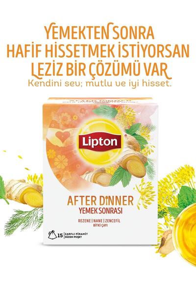 Lipton After Dinner Bardak Poşet Bitki Çayı 15'li 22.5 gr