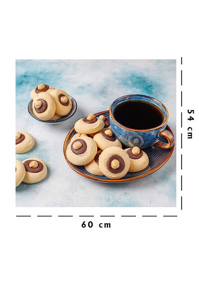 Tilki Dünyası Autocolant pentru spatele aragazului de bucătărie pentru cafea și prăjituri