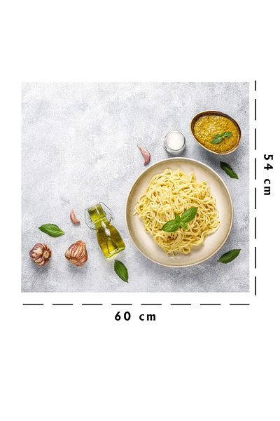 Tilki Dünyası Pasta Sticker with Basil Sauce Behind the Kitchen Stove