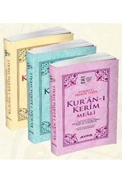 Ayfa Basın Yayın Kuran-ı Kerim Meali Roman Boy-ithal Kağıt