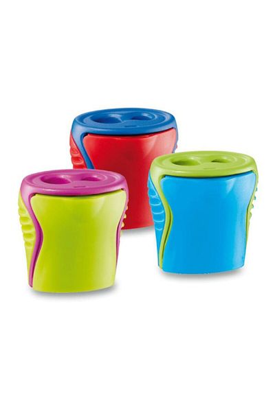 Maped Boogy Double Hole Pencil Sharpener with Box (Blue-Green Color)