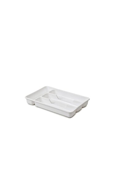Bora Plastik Luxury Spoon Organizer White No:1 -Bo212
