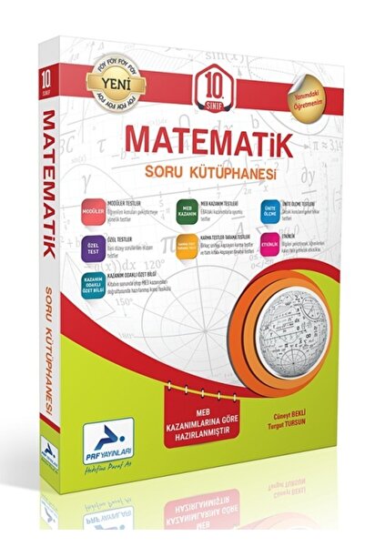 paraf yayınları Prf 10. Sınıf Matematik Soru Kütüphanesi