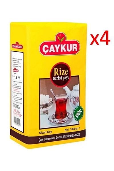 Çaykur Rize Tourist Tea 1000 Gr X 4 Pieces