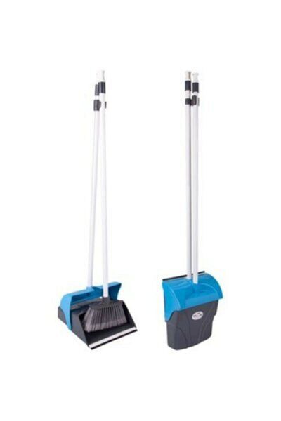 RİNDO Openable and Closable Footed Brush Dustpan with Lid Aff001