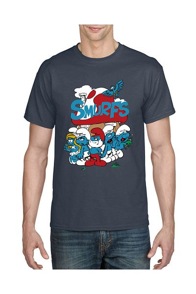 Kuzgunshop Smurfs T-shirt