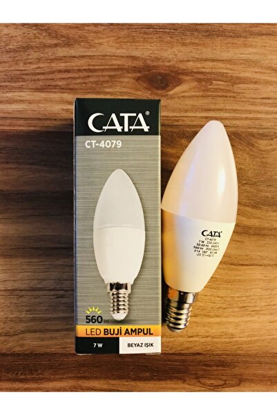 Cata Onur Avize 7 Watt Beyaz Led Mum Veya Buji Ampul