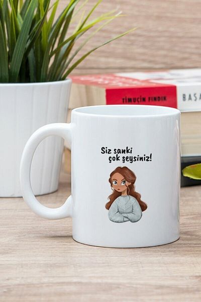 Hediyedukkani White You Are Many Things Printed Mug
