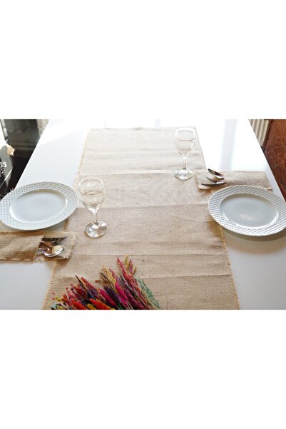 Viemso Jute Tassel Runner 45x150 cm