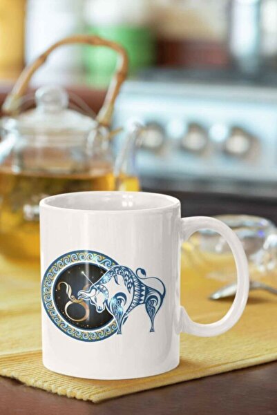 MapavriShop كوب مطبوع عليه برج الثور