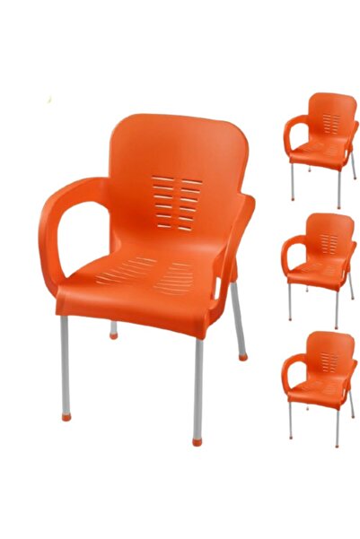 Comfort 4 Adet Bahçe Mutfak Kahve Kafeterya Sandalye Takımı