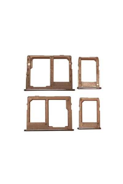 tekyerdenal Samsung Galaxy J4 Plus Compatible J415 Sim Card Tray Gold Double