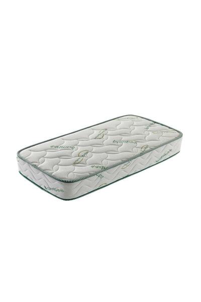 POOLY 130x180 Pooly Ortopedik Yaylı Yatak Bambu 130*180 16cm Soft Ortopedik Bambu Tek Kişilik Yaylı Yatak