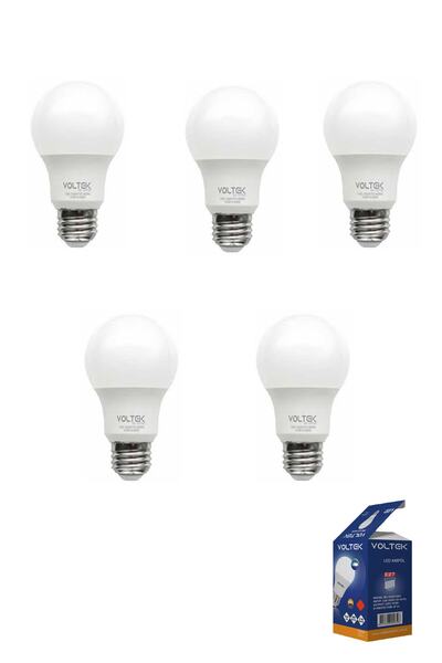 Voltek Beyaz 9 Watt Led Ampul 5 Adet