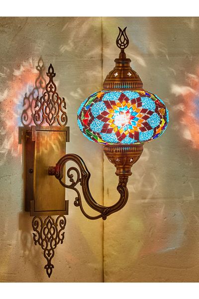 Demmex Blue Cafe Hotel Living Room Hallway Balcony Garden Lighting Sconce Night Lamp