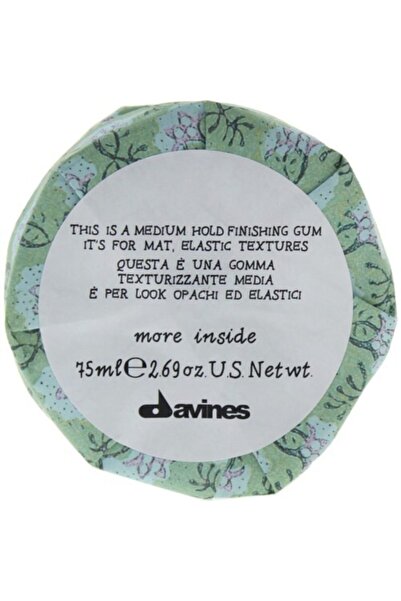 Davines Medium Hold Finishing Gum Orta Tutucu Sonlandırma Sakızı 75ml 4721439