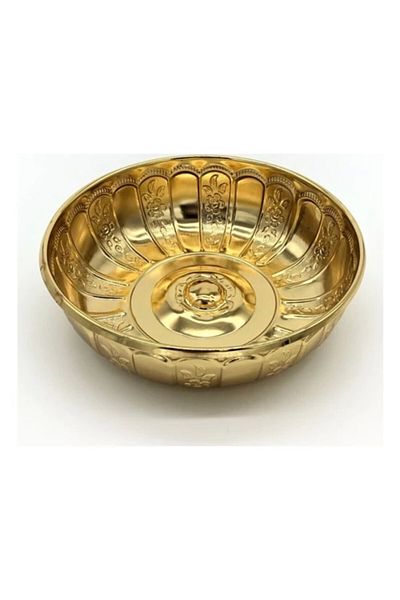 Develi Golden Yellow with Ottoman Motif - Bath Tree