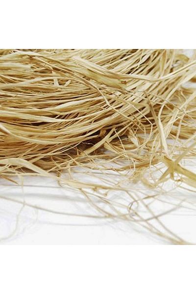 HİSARAKSESUAR Natural Raffia Dried Banana Fiber Natural Ip 500gr