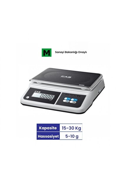 CAS Pr Iı D 30 Kg. Onaylı Tartım Terazisi