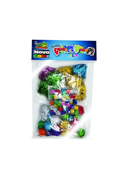 Nova Color Pompom Glitter Nc351