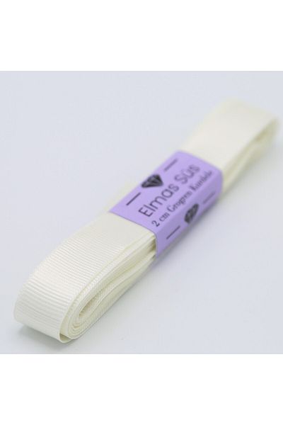 E Elmas Κρέμα Grosgrain Κορδέλα (2εκ 10μ)