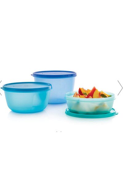 Tupperware Miracle Candies Set of 3 Blue