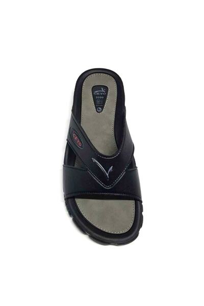 Ceyo Papuci ortopedici negri pentru bărbați 3200-1