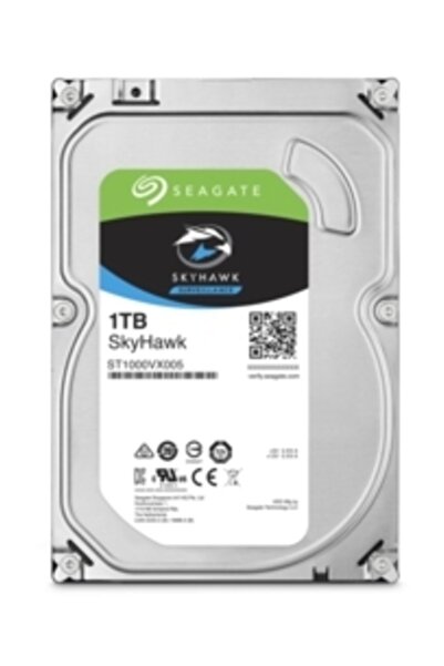 Seagate ST1000VX005 SKYHAWK 3.5" 1TB 5900rpm 64mb SATA 7/24 Harddisk