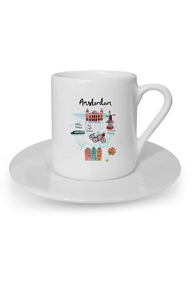 HRS Turkish Coffee Cup Travel Trip Vacation Amsterdam Cities