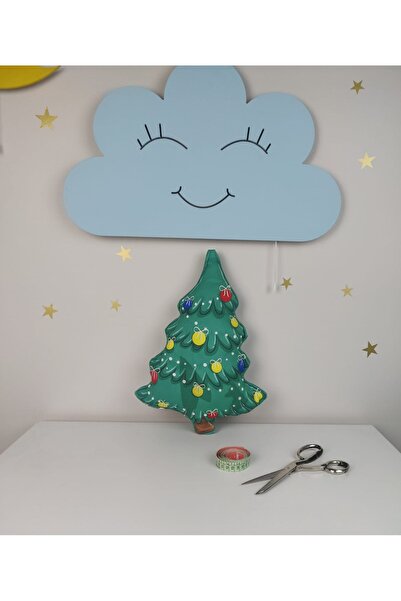 MEKTA HOME Ornament de Crăciun pufos din lemn de pin