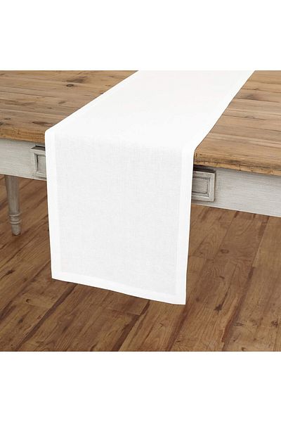 Zeren Home Λευκό Χρώμα Αδιάβροχο Runner 45x150