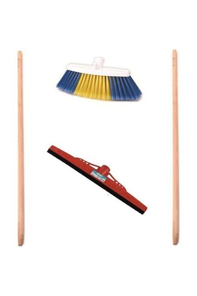 SAĞLAM FIRÇA SANAYİ Handle Auto Brush + Floor Wiping Cleaning Set
