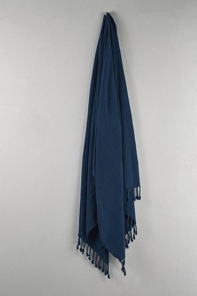 Denizli Concept Petrol Blue Stonewashed Peshtemal