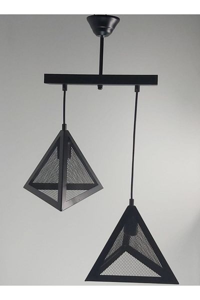 Uçar Row Pendant Lamp Triangle 2-Piece Chandelier